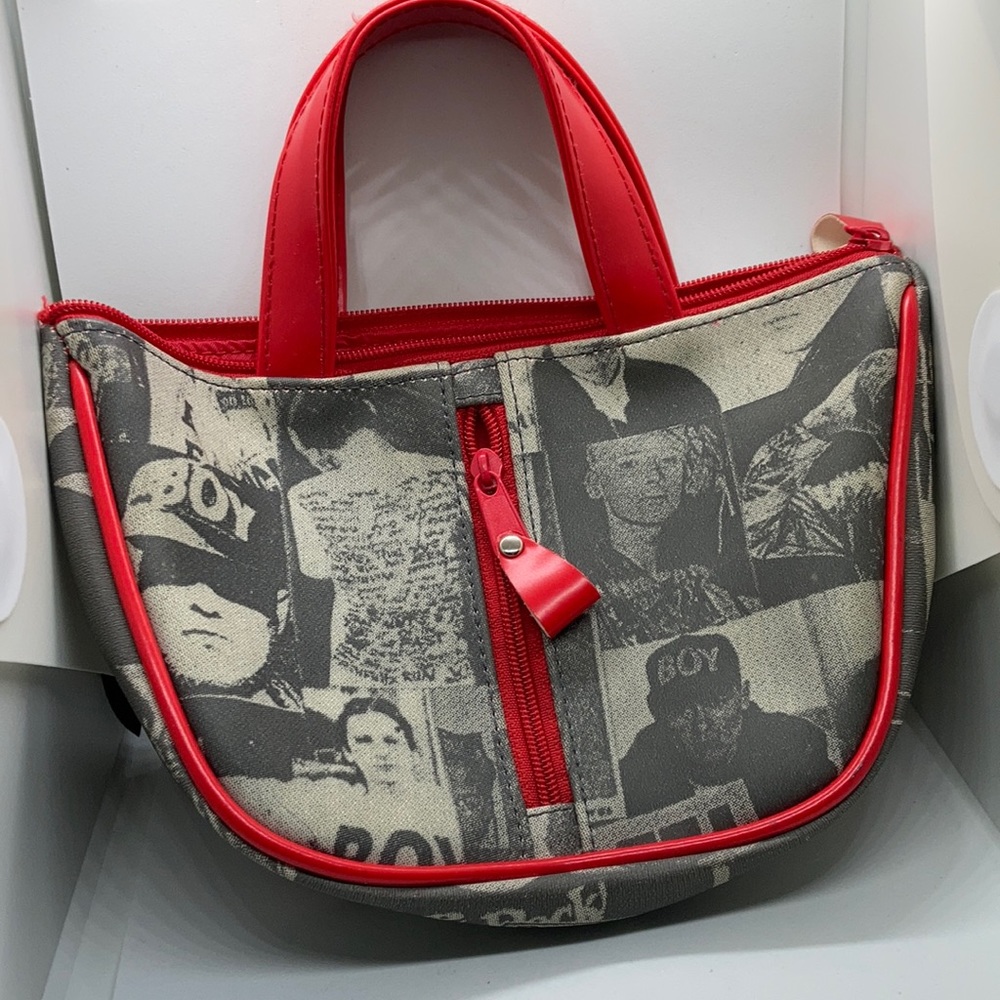 Small punk collage purse